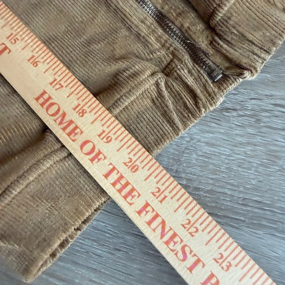 Gap Kids Boys Tan Brown Corduroy Sherpa Lined Hooded Jacket Size L 10-11